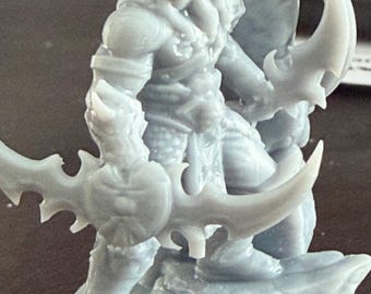 Warcraft 3 Demon Hunter Hero Miniature, 16K Resin 3D Print, 5 cm Figur