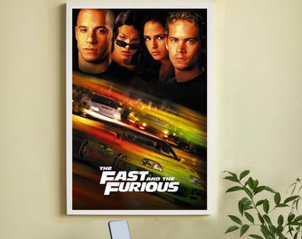 Fast and the Furious Movie Poster-High Quality Movie Poster