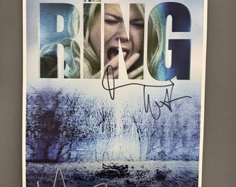 THE RING– Authentic Hand-Signed Movie Poster