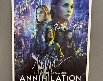 ANNIHILATION– Authentic Hand-Signed Movie Poster
