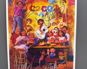 COCO– Authentic Hand-Signed Movie Poster