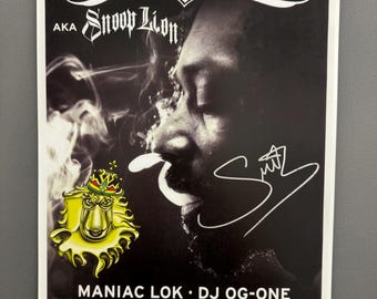Snoop Dogg – ROSELAND THEATER – Authentic Hand-Signed Music Poster