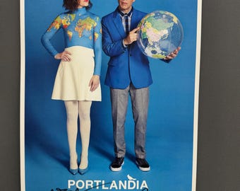 PORTLANDIA– Authentic Hand-Signed Television Series Poster
