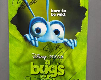 A BUG’S LIFE – Authentic Hand-Signed Movie Poster