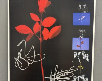 DEPECHE MODE– Authentic Hand-Signed Music Poster