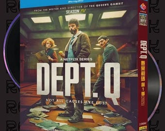 Dept. Q Season 1 (2025) Netflix Original Blu-ray Full HD 2-Disc Set.