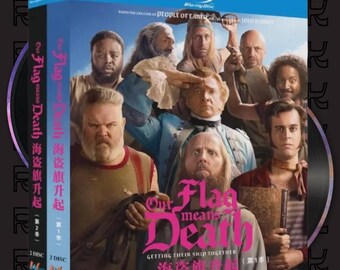 Our Flag Means Death Season 1 & 2 Blu-ray Full HD 4-Disc Set.