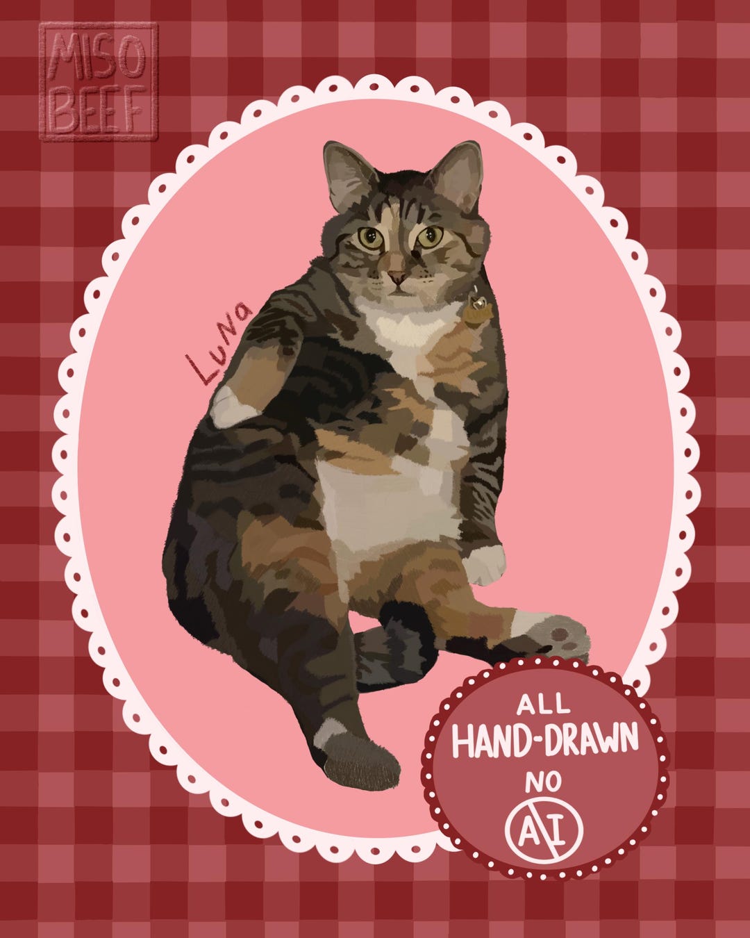 Hand-drawn Pet Portrait | Custom Dog & Cat Art (digital Download) - Etsy