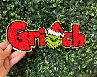 Roter Grinch Patch