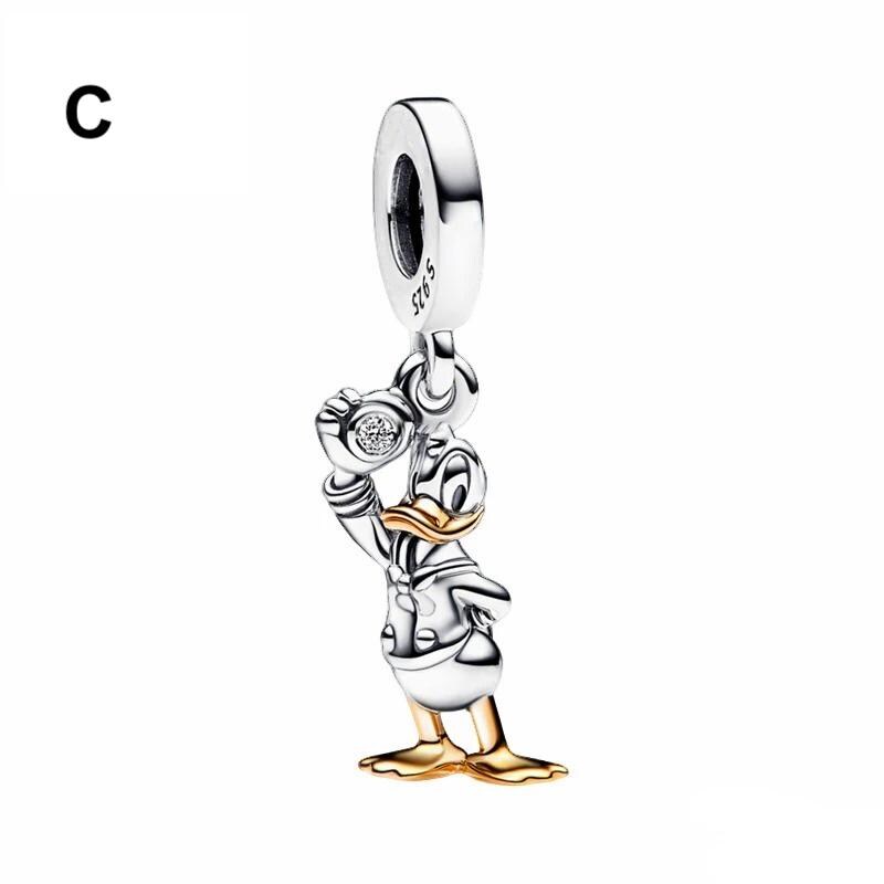Personalized Cartoon Character Charm Beads, Silver European Style ...