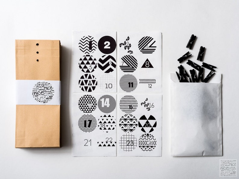 Advent Calendar Etsy