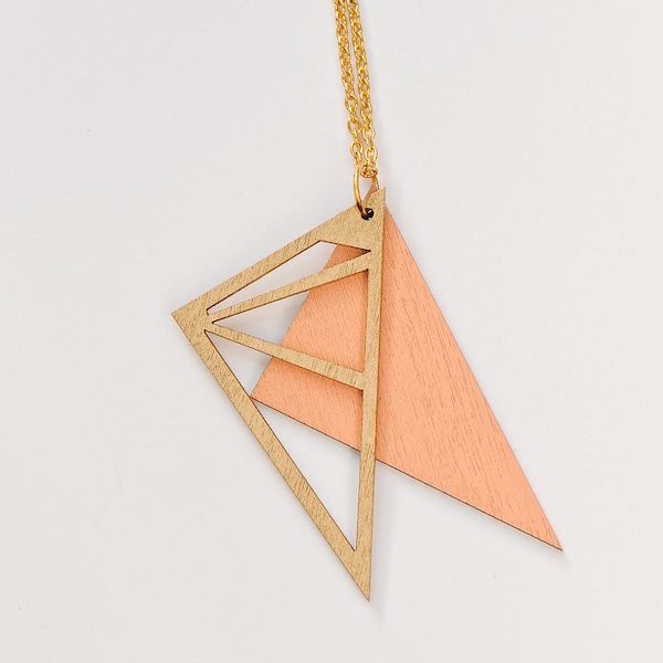 triangle necklace