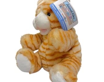 Vintage 2000 Animal Alley Toys R Us Exklusiv Orange Tabby Katt Kattdocka NWT