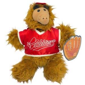 Vintage 1988 Alf The Alien Burger King Hand Puppet Baseball Plush Toy NWT 12"