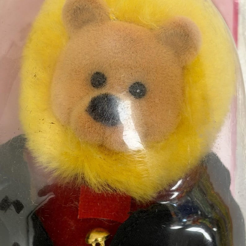 Vintage 1986 Calico Critters Sylvanian Dandy Lion Mayor Maple Town Figure NIP image 3