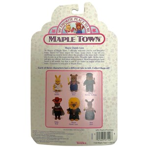 Vintage 1986 Calico Critters Sylvanian Dandy Lion Mayor Maple Town Figure NIP image 2