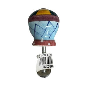 Ganz Bella Casa 8 Drawer Pulls Ceramic Colorful Knobs Whimsical Hand-painted #3