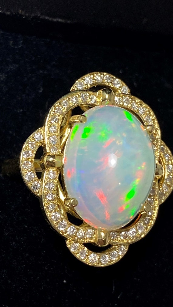 Mother's Day Huge Australian Crystal Opal Cabocho… - image 3