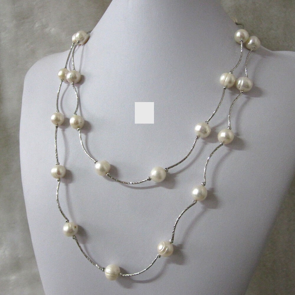 Ride the Wave Modernist Layering Twisted Wavy Freshwater