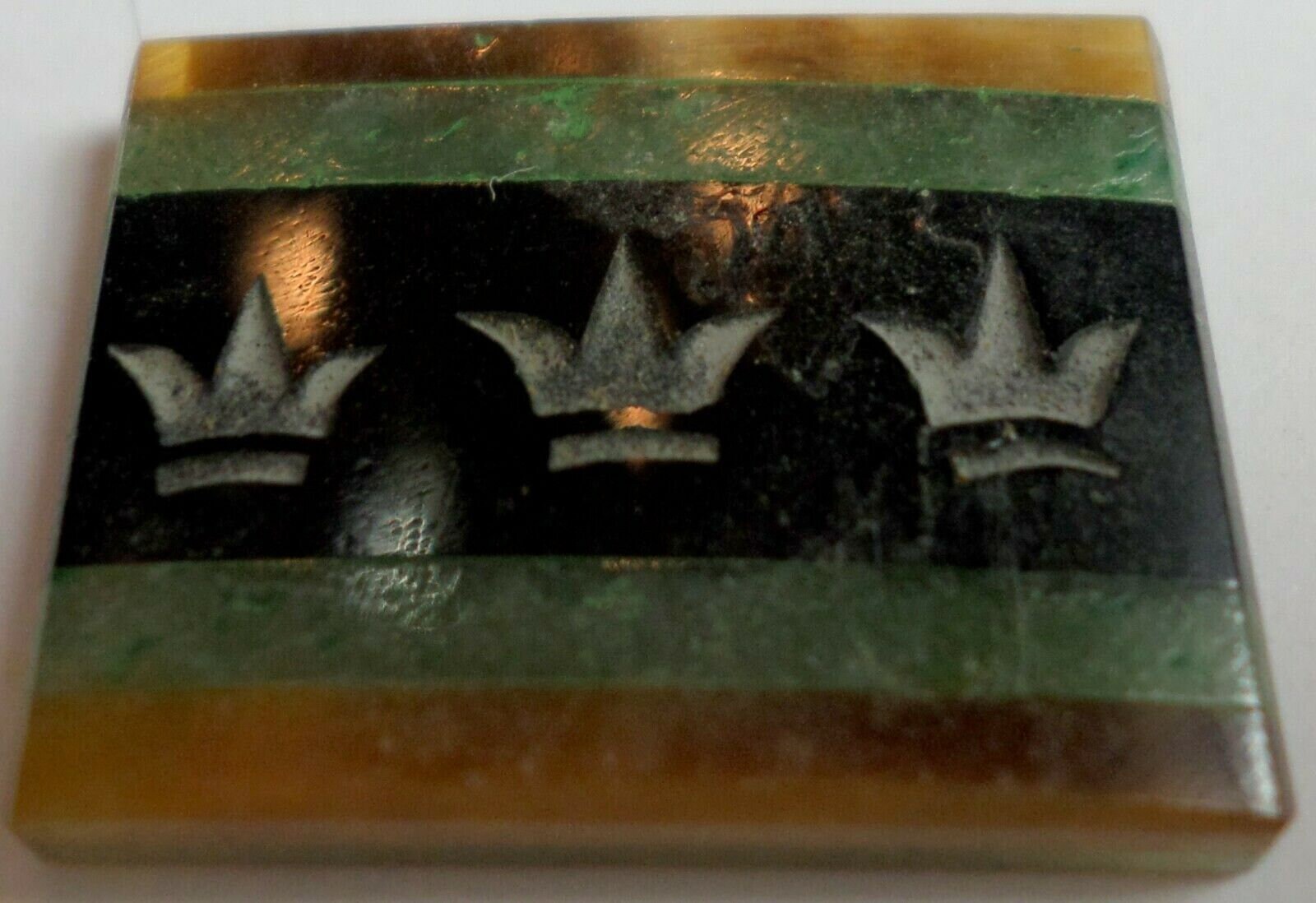 いラインアップ Zuni 0x15x3.5mm Jade, Tiger Eye, Onyx Vintage Retro ロッド