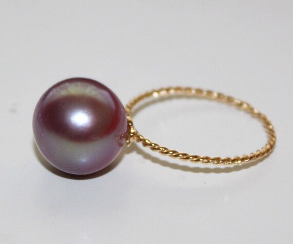Lake Kasumigaura Pearl Genuine Rare Genuine Lilac Lavender Etsy