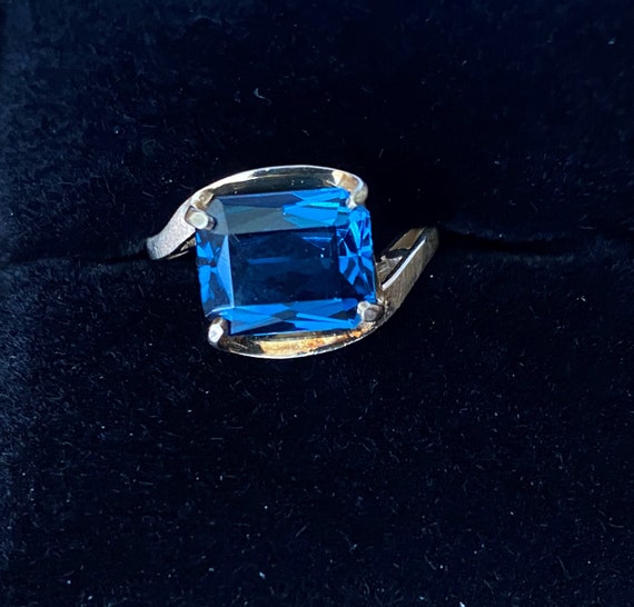 Mother's Day Gift Vintage 3ct Blue Green Spinel 1… - image 6