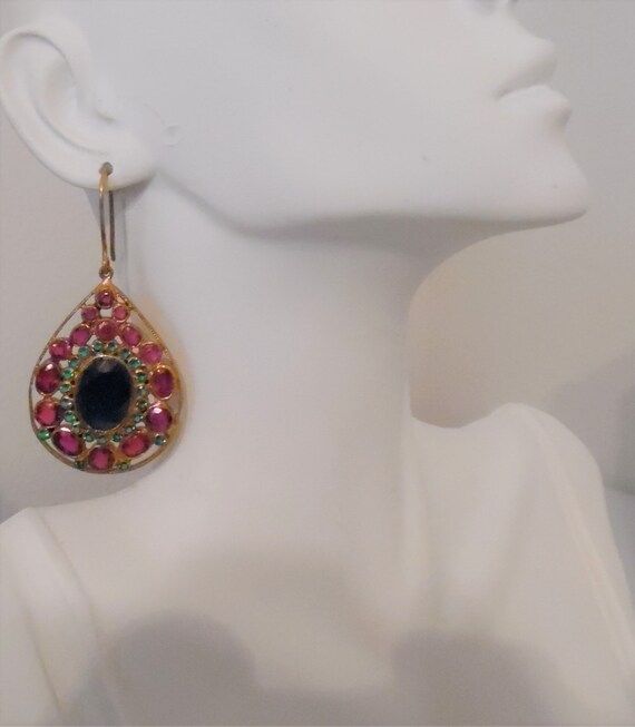 Vintage Geometric Dramatic 31ct Burmese Burma Mya… - image 5