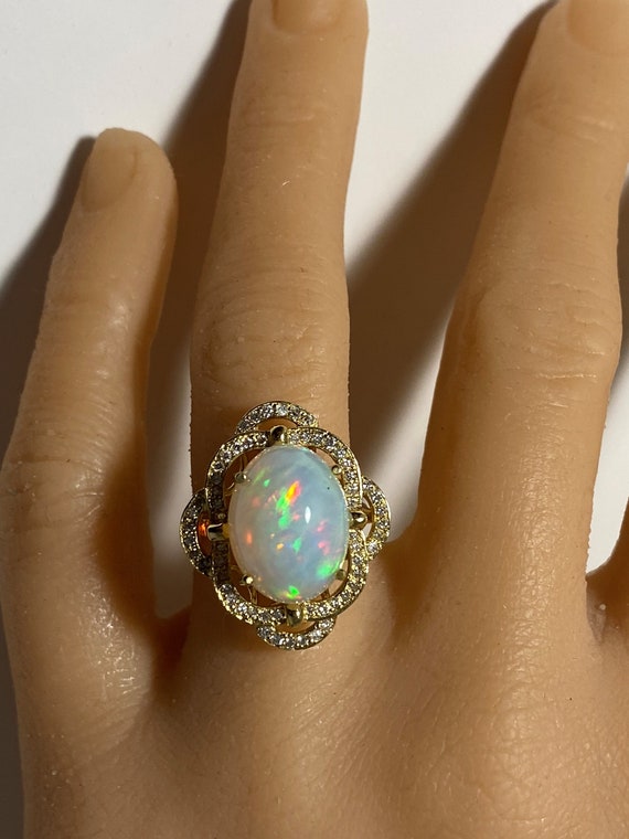 Mother's Day Huge Australian Crystal Opal Cabocho… - image 1