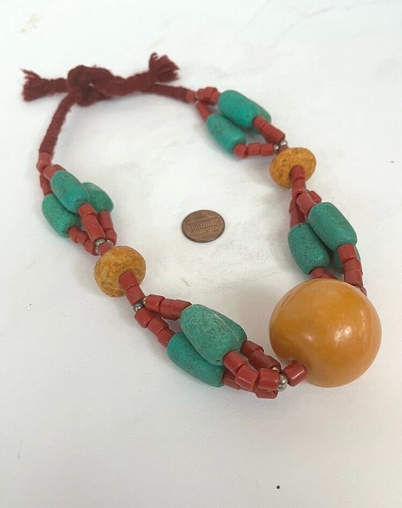 Mother's Day Gift Morocco- Antique Amber-Coral - T