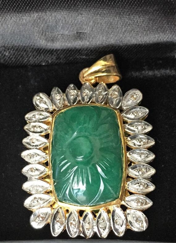 Bridal  Gift Maharaja Magnificence Diamond 18ct C… - image 4