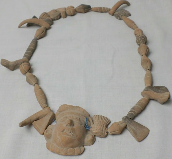 Gift Vintage  Tlaloc? Mayan Aztec Columbian Primi… - image 1
