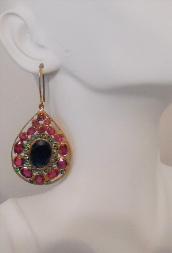 Vintage Geometric Dramatic 31ct Burmese Burma Mya… - image 4