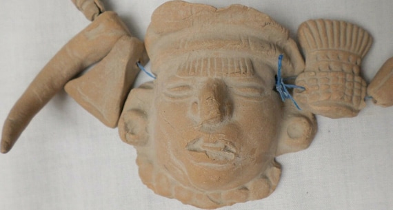 Gift Vintage  Tlaloc? Mayan Aztec Columbian Primi… - image 4