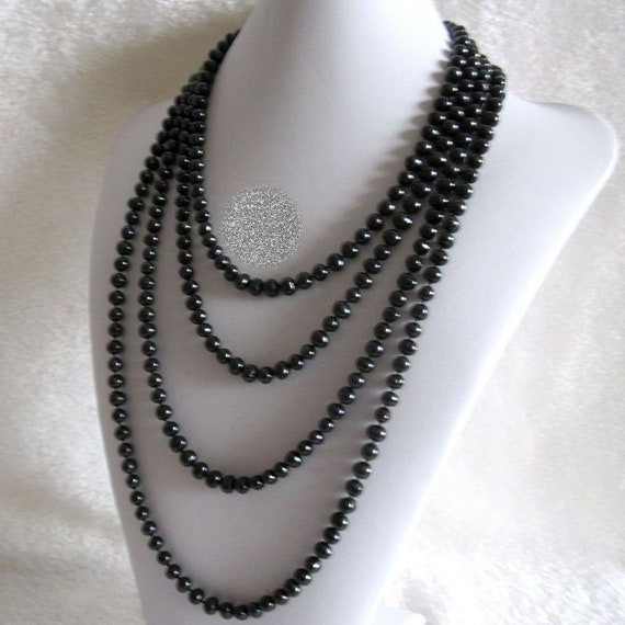 Rope Pearl Roaring 20's Art Deco Cultured Freshwater Sexy 