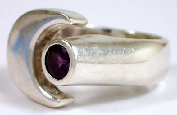 Artisan Signed Abstract Geometric Crescent Celest… - image 2