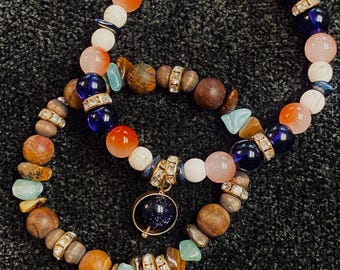You Sleep, I Watch: Project Hail Mary Inspired Matching Bracelet Set, Sci-Fi Gift, Stretch Cord.