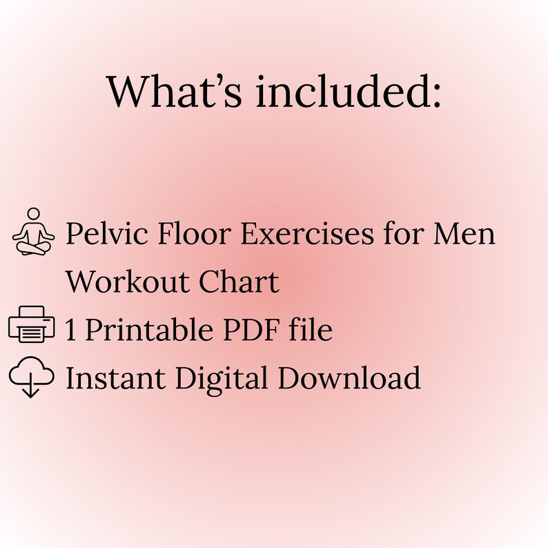Printable Pelvic Floor Exercises for Men | Mens Kegel Exercises ...