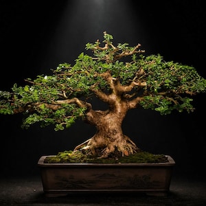 Bonsái vivo de Premna Microphylla / Ejemplar tropical vivo con forma madura / Tamaño pequeño