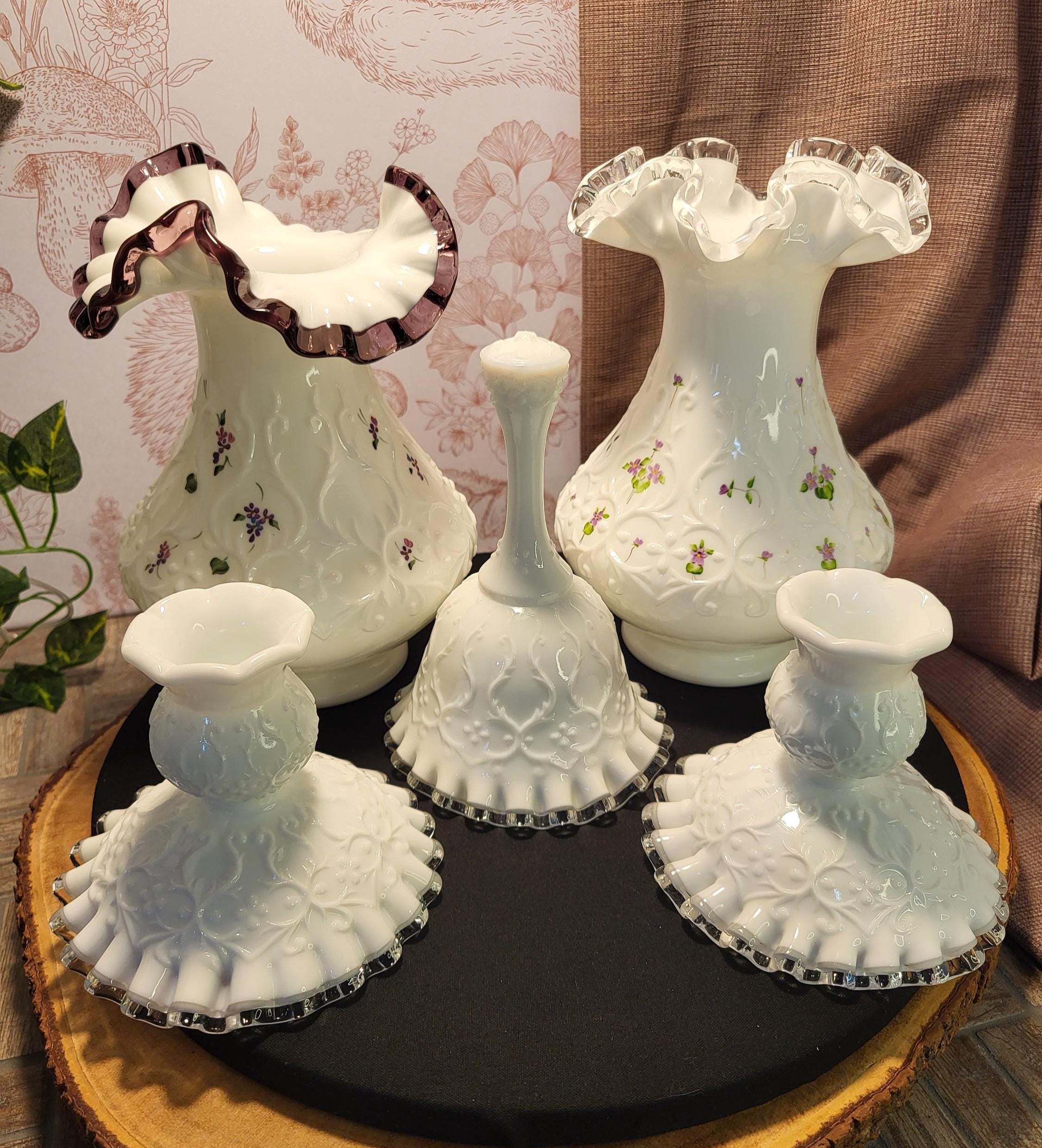 Fenton Plum Glass - Etsy