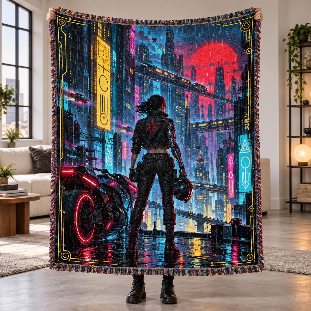 Blanket Cyberpunk - Etsy