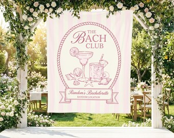 Tapisserie EVJF, toile de fond personnalisée pour shower de mariage, décoration de plage tropicale, bannière personnalisée future mariée, événement