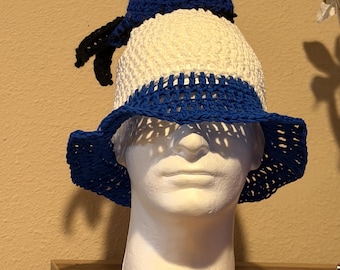 Donald Duck sun hat handmade crochet