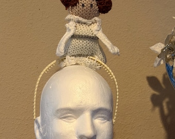 Princess Leia headband crochet handmade