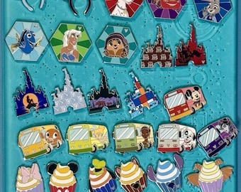 Disney world hidden Disney hidden Mickey mystery set wave a and b 2025 and wave a 2026 complete sets with chasers and super chasers 111 pins
