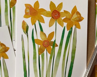 Daffodil Design Greeting Card