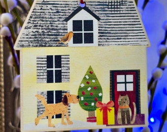 Urlaub im Landhaus Dekoration aus Holz