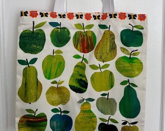Green Apple Tote Bag