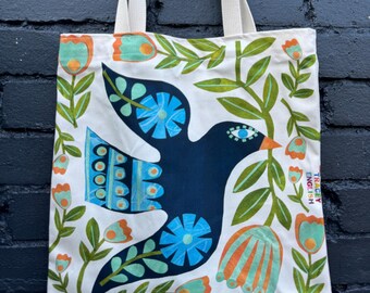 Decorative Dove Tote Bag