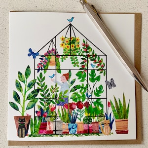 Greenhouse Dreams Greeting Card image 1