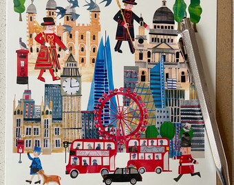 London Illustration Etsy London Illustration Etsy